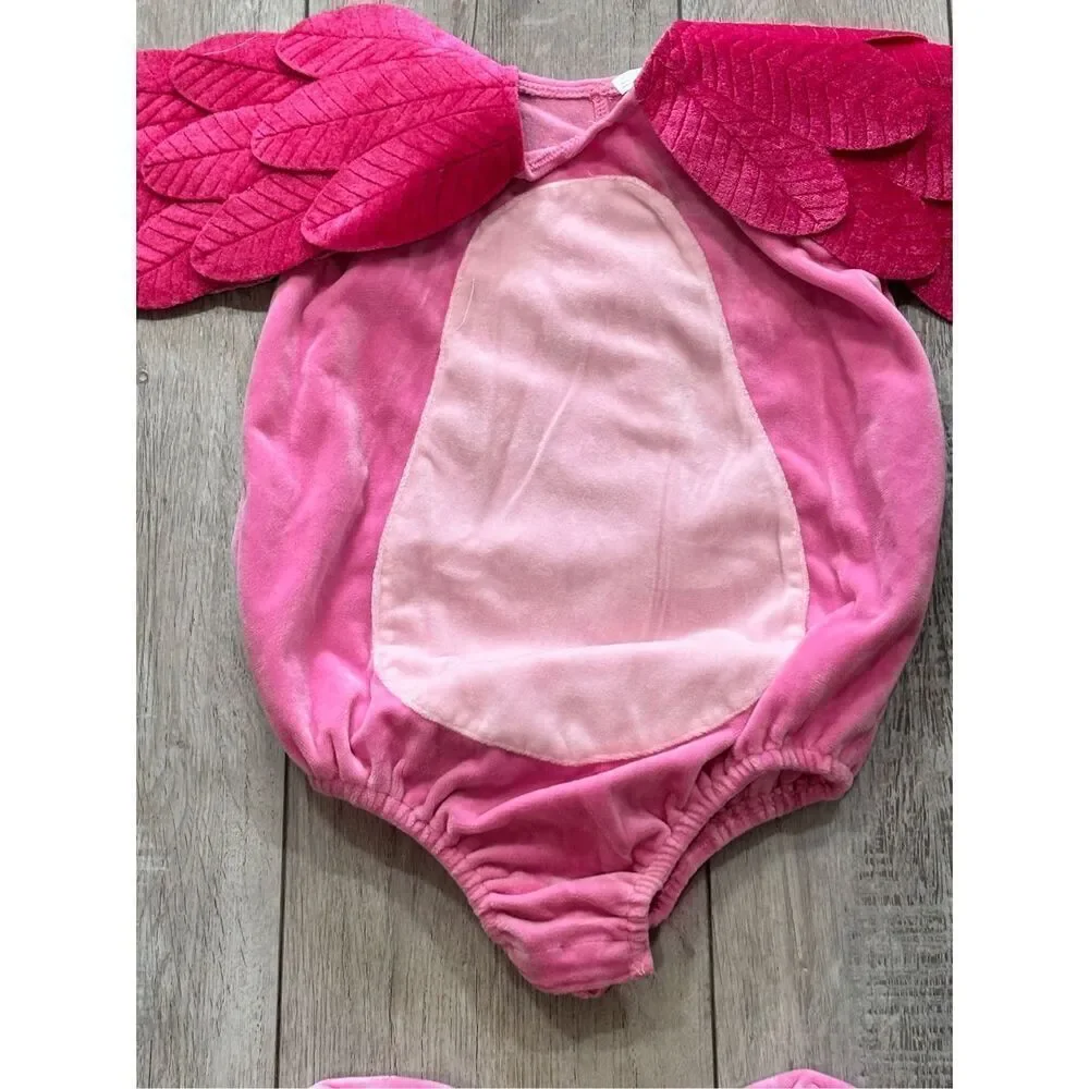 Pink Flamingo Bird Halloween Costume Infant Size 12-24 months